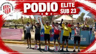 Edgar Castro, el gran ganador del Open de Ciclismo de Ruta en Villa Cubas