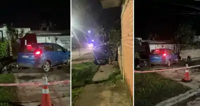 Caos en Villa Carmela: Un auto embistió una casa y desató una emergencia que puso en vilo a toda la cuadra