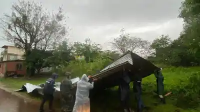 Temporal en Misiones: más de 30 casas dañadas, techos volados y comercios afectados