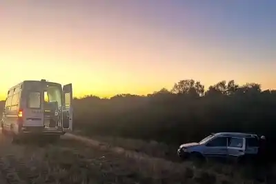 Vuelco en la Ruta 38: dos santafesinos terminaron heridos y hospitalizados