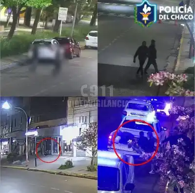 Robo en la Galería Alberdi: las cámaras captaron todo y así terminó