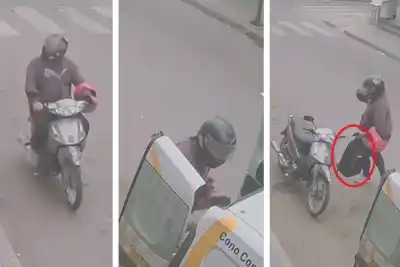 La pareja del presunto ladrón apareció con la billetera robada y dio una excusa que nadie creyó
