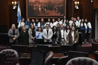 Alumnos de Pringles debatieron la pena de muerte y votaron 26 proyectos en la Legislatura