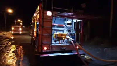 Un incendio en Nahuel Hue dejó daños parciales y un vecino con crisis de nervios