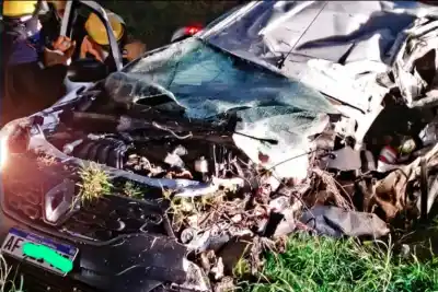 Tragedia en la Ruta 12: una mujer de Nogoyá murió en un choque frontal entre una Kangoo municipal y un camión