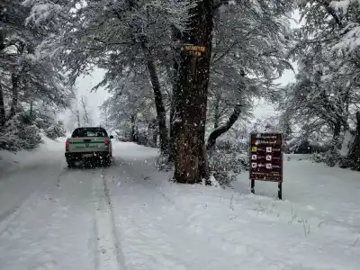 Hasta 30 cm de nieve en Nahuel Huapi: el pedido urgente del Parque a los visitantes