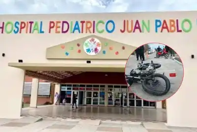 Hacía “willy” y chocó a una familia: una bebé grave con traumatismo de cráneo