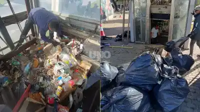 El puente peatonal de Santa Fe que escondía 600 kilos de basura: así quedó tras la limpieza