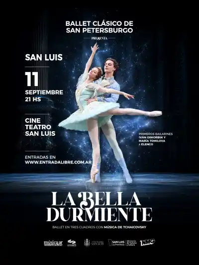 Dos primeras figuras rusas en San Luis para una obra que no se veía desde hace más de 30 años
