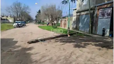 El estruendo en la madrugada que terminó con un hombre aplastado por un poste