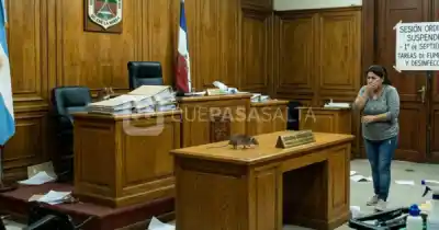 Concejo de Orán: la sesión se suspendió por un problema de higiene que ya había sido reclamado