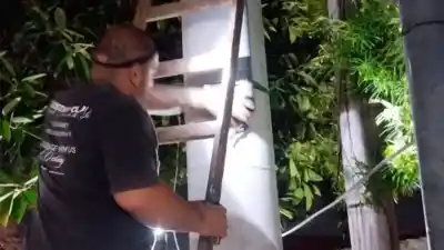 Roban cables del alumbrado en La Banda y dejan a un sector clave a oscuras