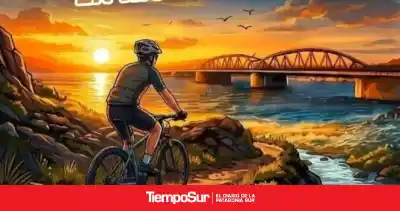 Cruzarán dos puentes históricos del tren en una pedaleada de 55 km por la Patagonia