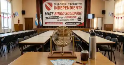Un mate bingo con más de 35 premios para que los chicos de Independiente viajen a Chubut