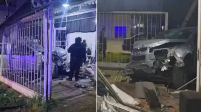 Chocó borracho contra una casa en La Plata: la nena que dormía adentro terminó en el hospital