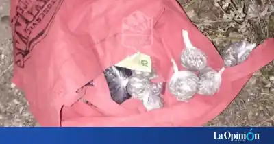 Intentó deshacerse de la droga arrojándola al cementerio y quedó filmado