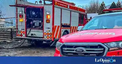 Un accidente en el sector de soldadura casi incendia un galpón municipal: la maniobra que evitó el desastre