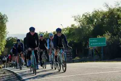 400 ciclistas de más de 15 provincias, un ascenso de 6,8 km y un escenario que fue etapa reina del Tour de San Luis