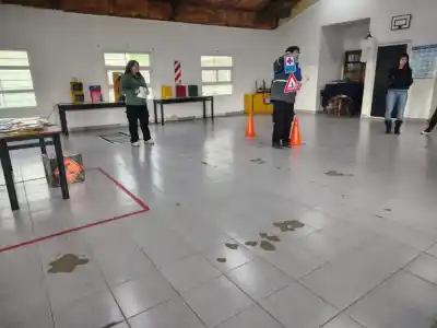 Llevaron la educación vial a una escuela especial y los chicos aprendieron jugando