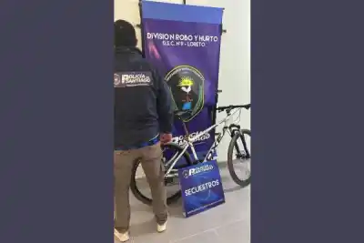 Denunció que le robaron la bici de la puerta de su casa y la encontraron en otro barrio