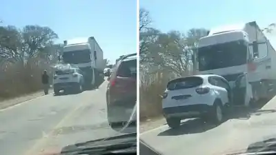 Chocaron de frente una camioneta y un camión en la Ruta 34: la hipótesis que investigan