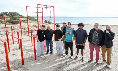 El intendente de Madryn inauguró un nuevo parque, pero la costa ya tenía uno igual: la diferencia clave