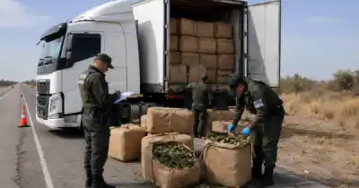Cayó en un control de rutina, pero llevaba un cargamento millonario