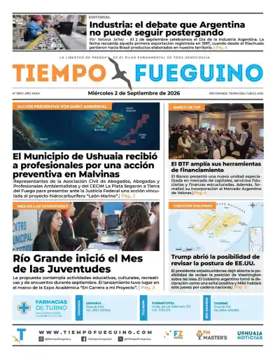 El diario que los fueguinos leen desde hace más de 30 años