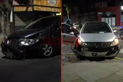 Chocaron dos autos en una esquina de Paraná y una conductora terminó hospitalizada