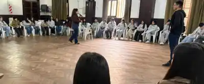 Estudiantes de una escuela de Villa Dolores hicieron un taller para frenar la violencia