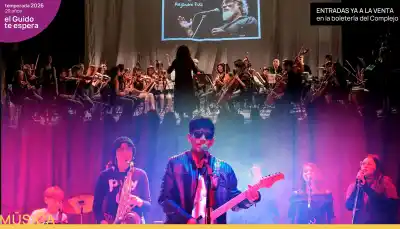 Una orquesta de 8 a 79 años se cruza con una escuela de rock en el Guido Miranda