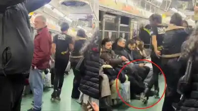 Patinaba en el subte, le quisieron hacer una zancadilla y la reacción de los pasajeros se hizo viral