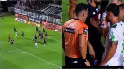 El árbitro señalado por un escándalo de chats dirigió un partido clave y una jugada desató la furia en la tribuna