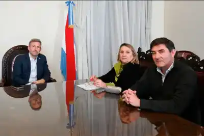Frigerio recibió a la intendenta de Gualeguay y definieron obras clave ante El Niño