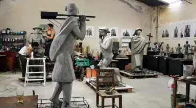 La fe de los peregrinos salteños ya es una escultura: quiénes son los protagonistas