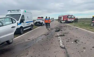 Chocaron de frente en la Ruta 5: un muerto y un herido grave