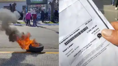Recibió una boleta de luz de $7 millones y cortó la calle: la bronca de los vecinos de Mar de Ajó