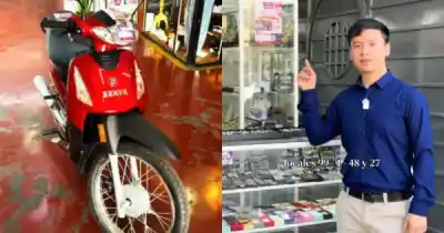 Compró una joya de $10.000 y ahora puede llevarse una moto 0km