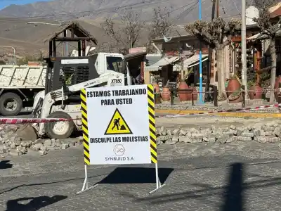 Arrancó la obra en la avenida Perón de Tafí del Valle: el plazo que prometen para no arruinar el verano