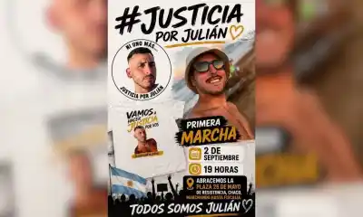 A un mes del crimen, la familia de Julián sale a la calle con un reclamo que no se apaga