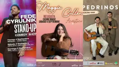 Fede Cyrulnik vuelve al escenario, pero no será lo único: el finde trae tres shows en el Casino