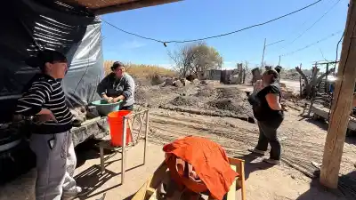 Perdieron todo en el incendio de Pocito, pero una ayuda inesperada les devolvió la esperanza