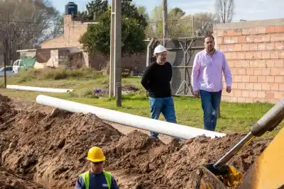 La obra invisible que ya cambia la vida de 600 familias en Villa Germinal