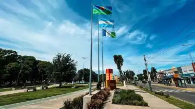 Un ruido metálico en el hospital lo llevó a crear una bandera que no se enreda ni se rompe