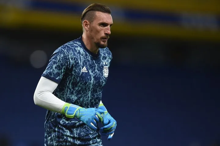 Franco Armani jugó su último torneo con la Selección en la Copa América 2024. EFE/Marcelo Endelli POOL