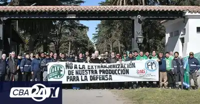 El pasacalle contra la privatización que encendió la alerta en la fábrica militar de Villa María