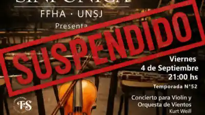 El paro universitario dejó a la Orquesta Sinfónica de la UNSJ sin su concierto del viernes