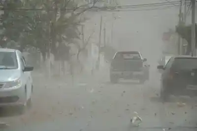 Anticipan ráfagas de viento en Monteros hacia la noche