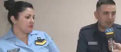 La maniobra de Heimlich que le salvó la vida a un bebé en una comisaría