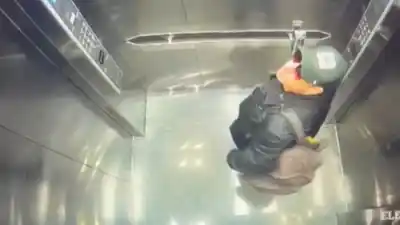 Un video muestra al principal sospechoso del cuádruple crimen en el ascensor del edificio